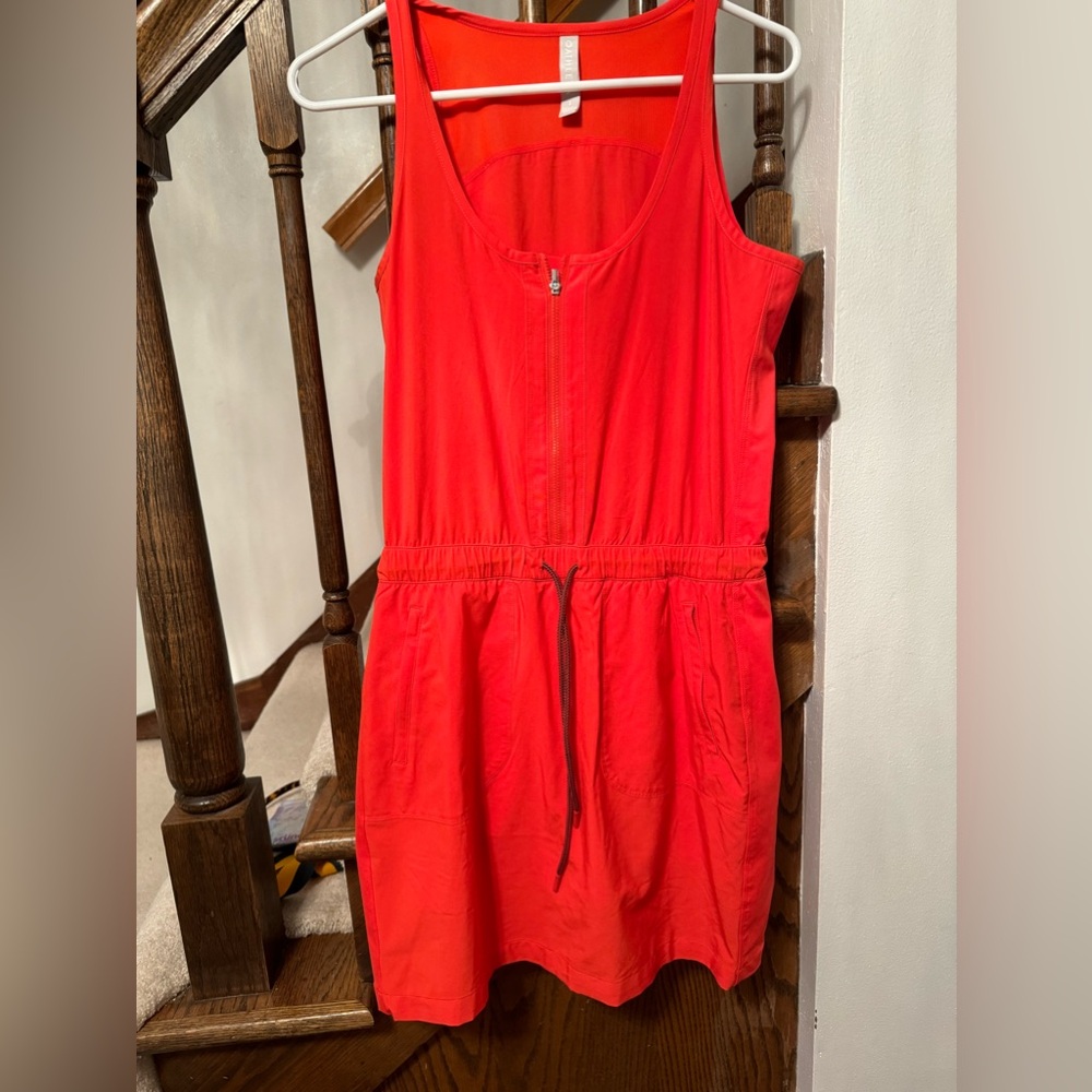 Orange Athleta romper